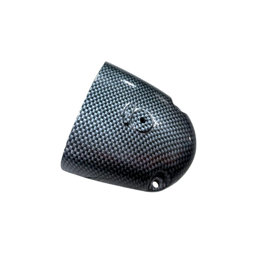 Bocchettone di aspirazione in metallo con grafica in carbonio per Lambretta LI S3 + TV3 + SX + Special + DL