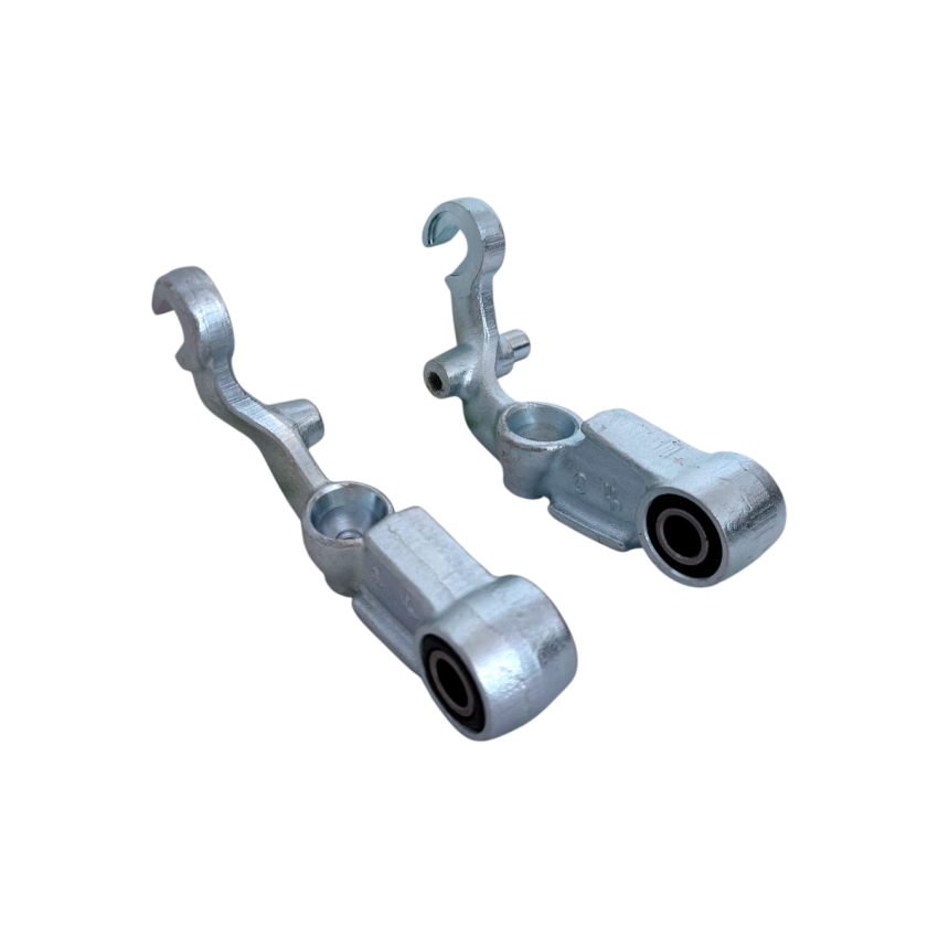 Biellette Scootopia con supporti ammortizzatori supplementari per freno a tamburo Lambretta LI + SX
