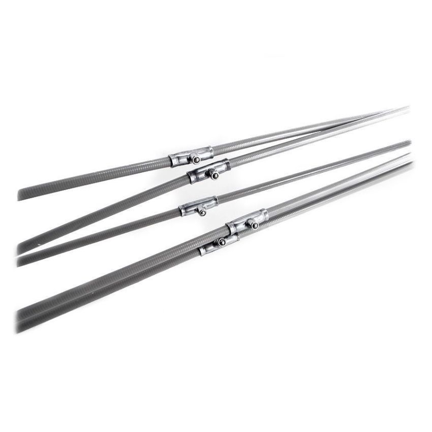 Set guaine e fili Scootopia con ingrassatori tipo originali Lambretta LI + TV2/3 + SX + Special