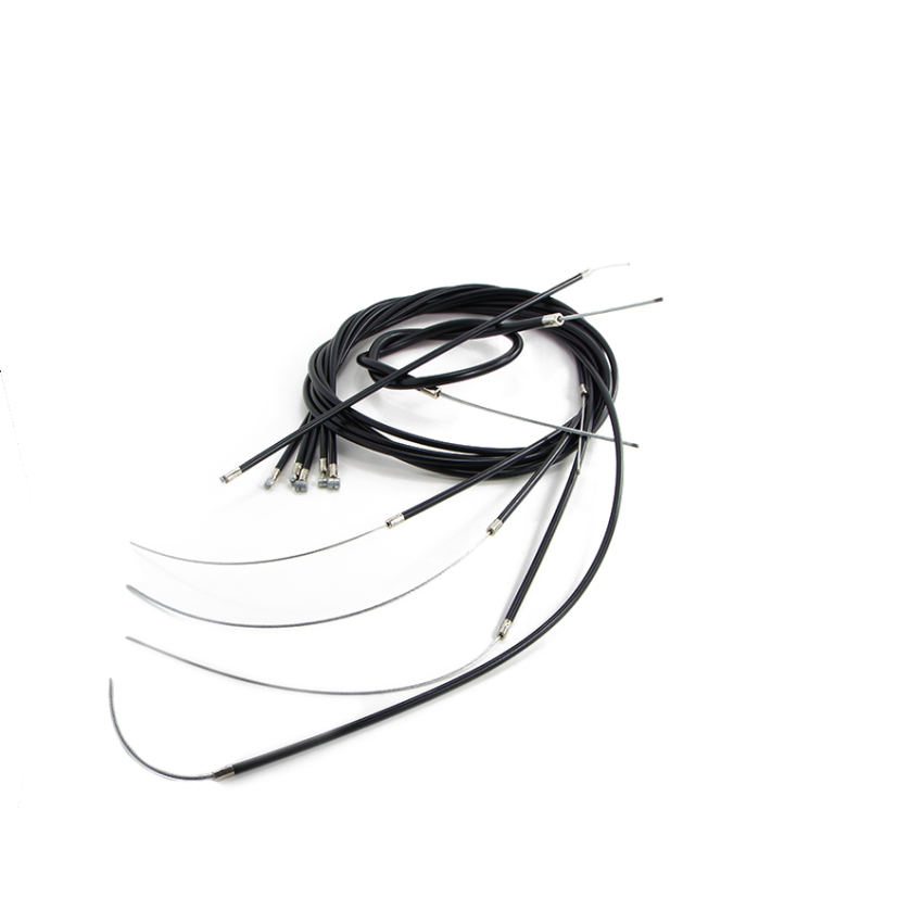 Lambretta DL & GP Black Teflon Cable Set by Scootopia