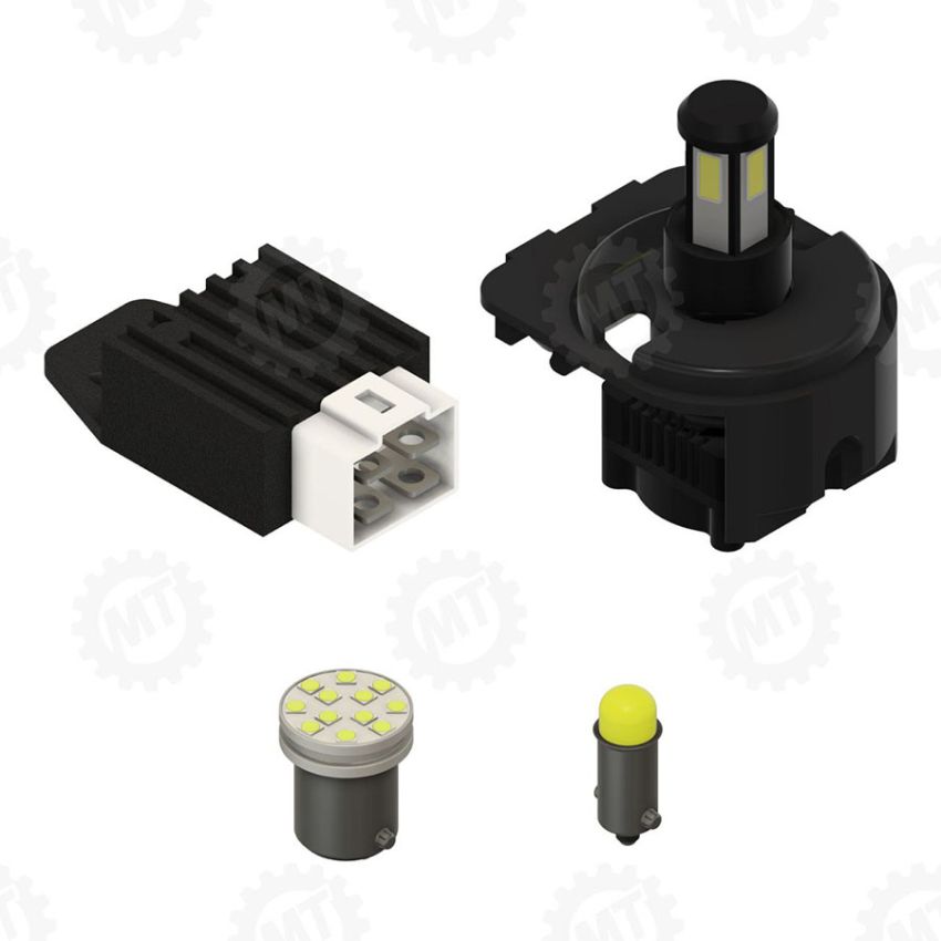 Kit di conversione a led Lambretta LI S3 TV3 SX Special (scelta per faro Carello o CEV)