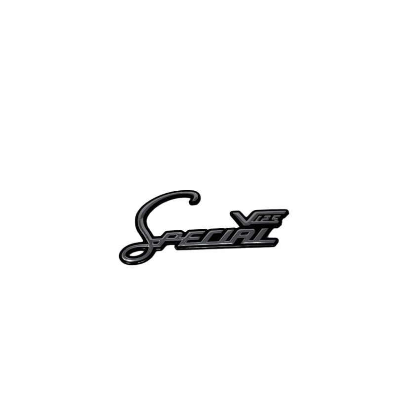 Sticky badge in silver 'Special V125' for Nuova Lambretta