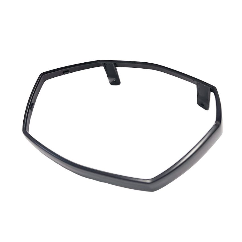 Cornice faro anteriore nera per Nuova Lambretta V-Special