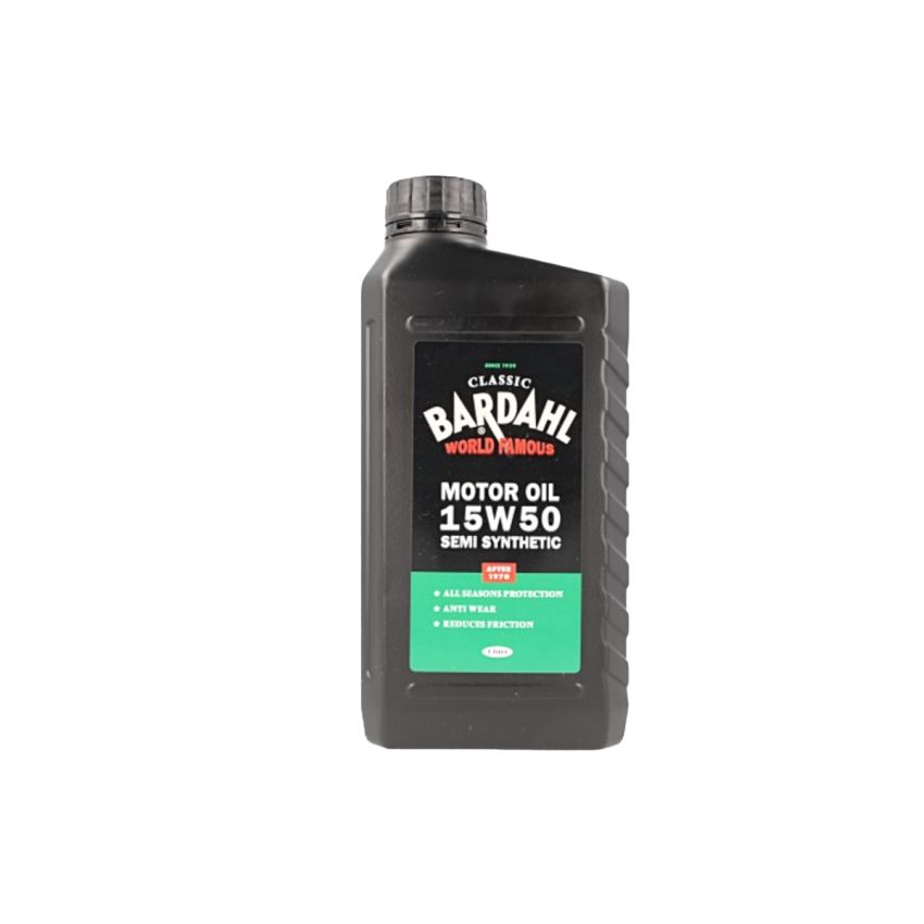 Olio minerale per motore Bardahl SAE 15W - 50 per Lambretta A + B + C + LC + E + F + Lambrettino 48 + D + LD