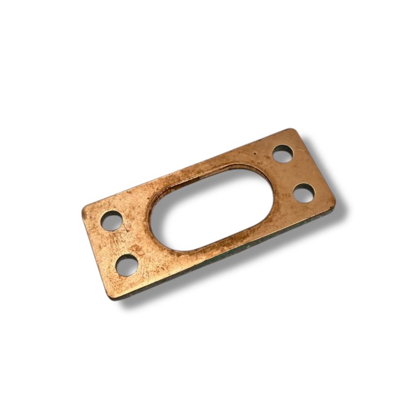 Gasket Lambretta exhaust, big bore, Oval type, fibre copper sandwich type, Race-Tour MB
