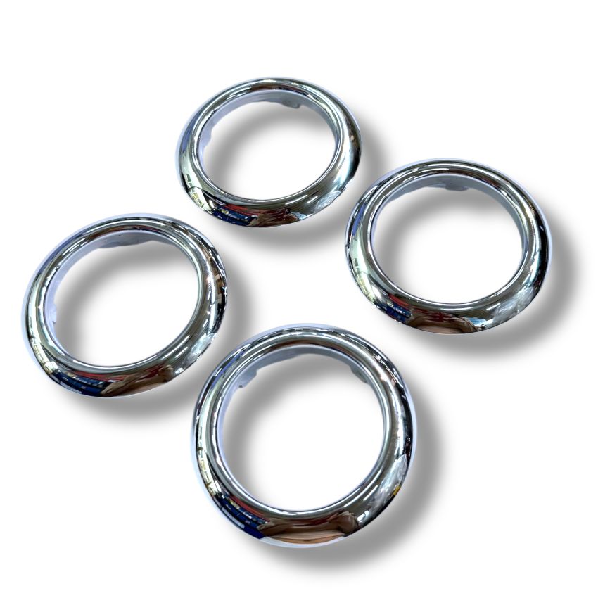 Sidepanel chromed ring kit Lambretta LC125