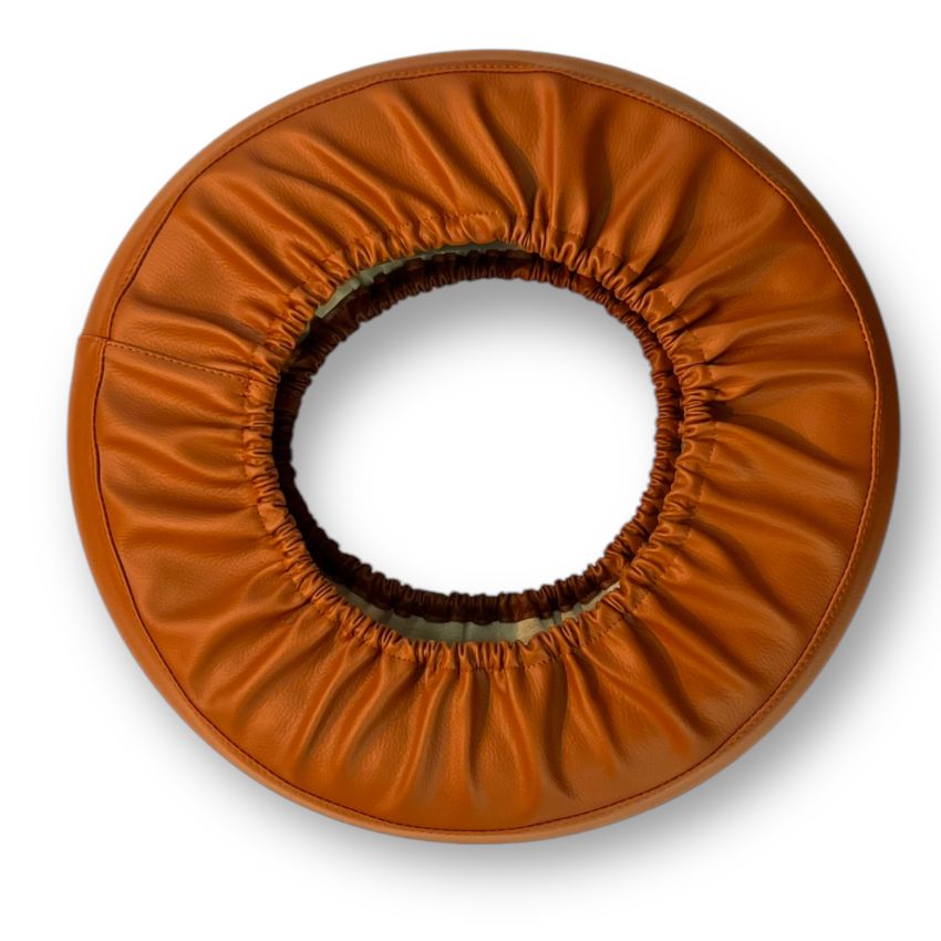 8" spare wheel brown cover Lambretta