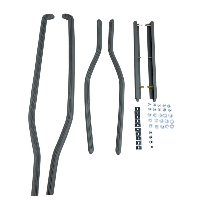 Kit profili in plastica grigi per pedane Casa Lambretta Lambretta LI S3 + TV3 + Special + SX