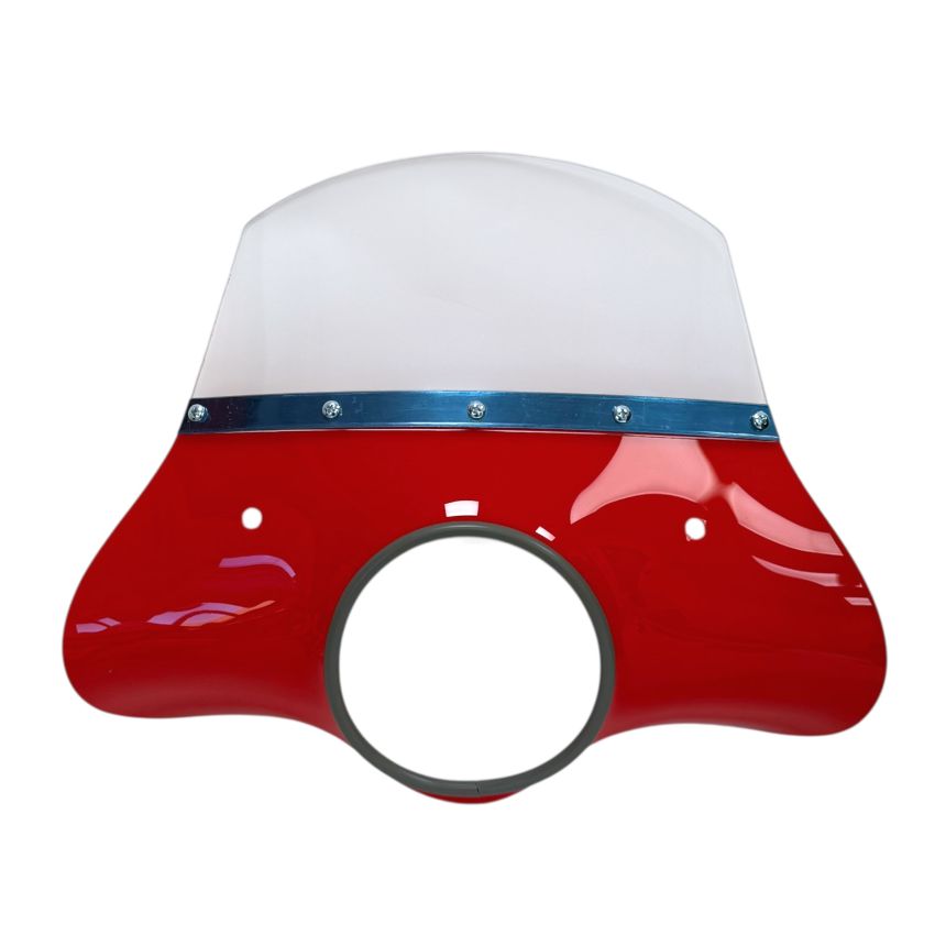 Cupolino rosso modello 'Classico' per Lambretta LI S3