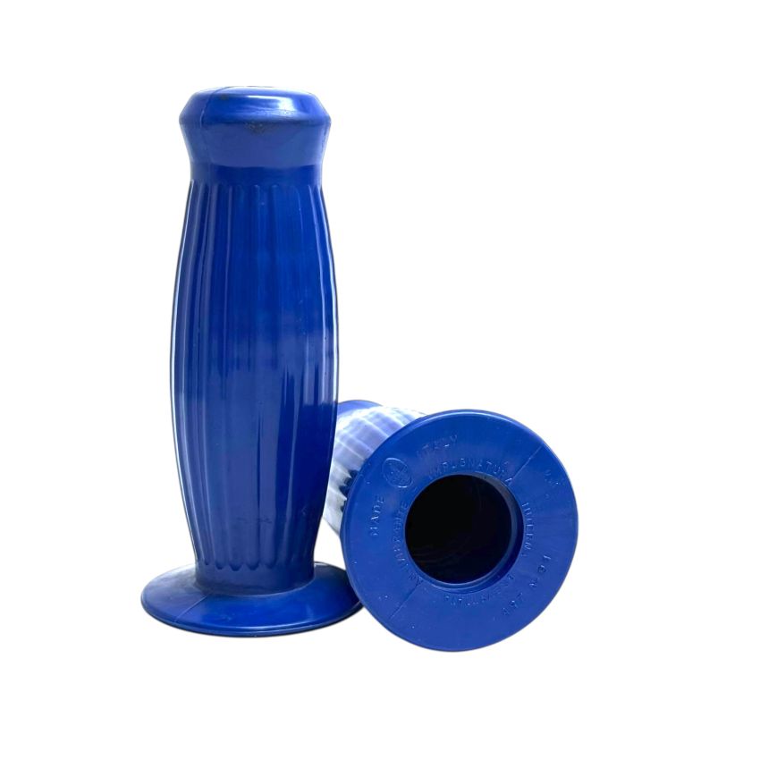 Original ‘Biemme’ blue grips for Lambretta NOS