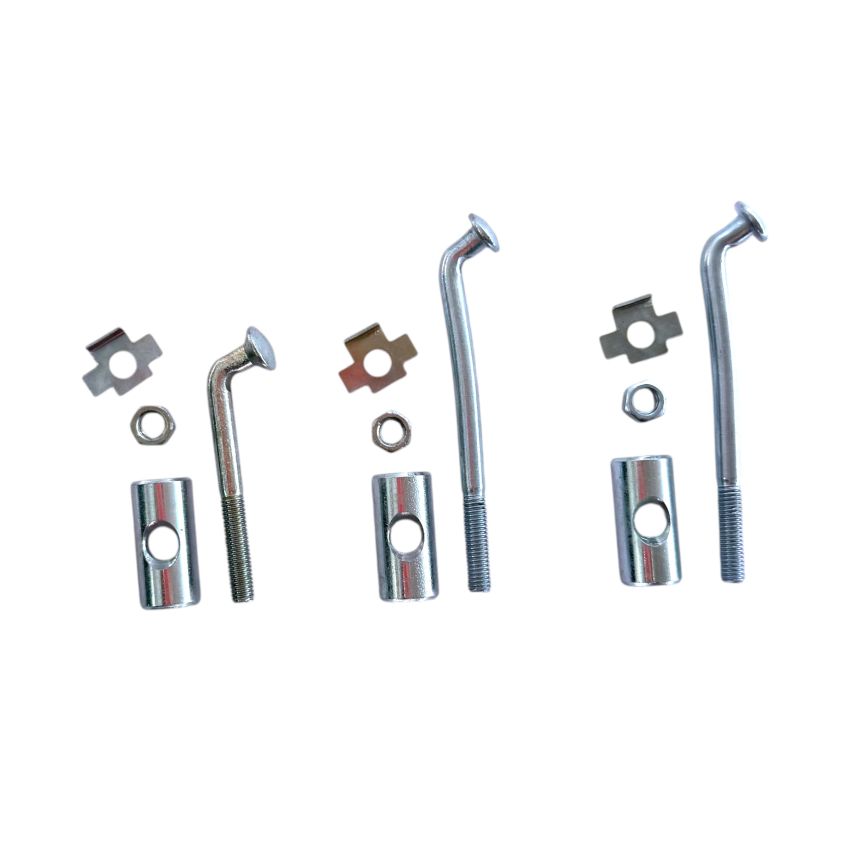 Kit 3 x tiranti per montaggio bauletto portaoggetti Lambretta LI S3 + TV3 + SX + DL + Serveta