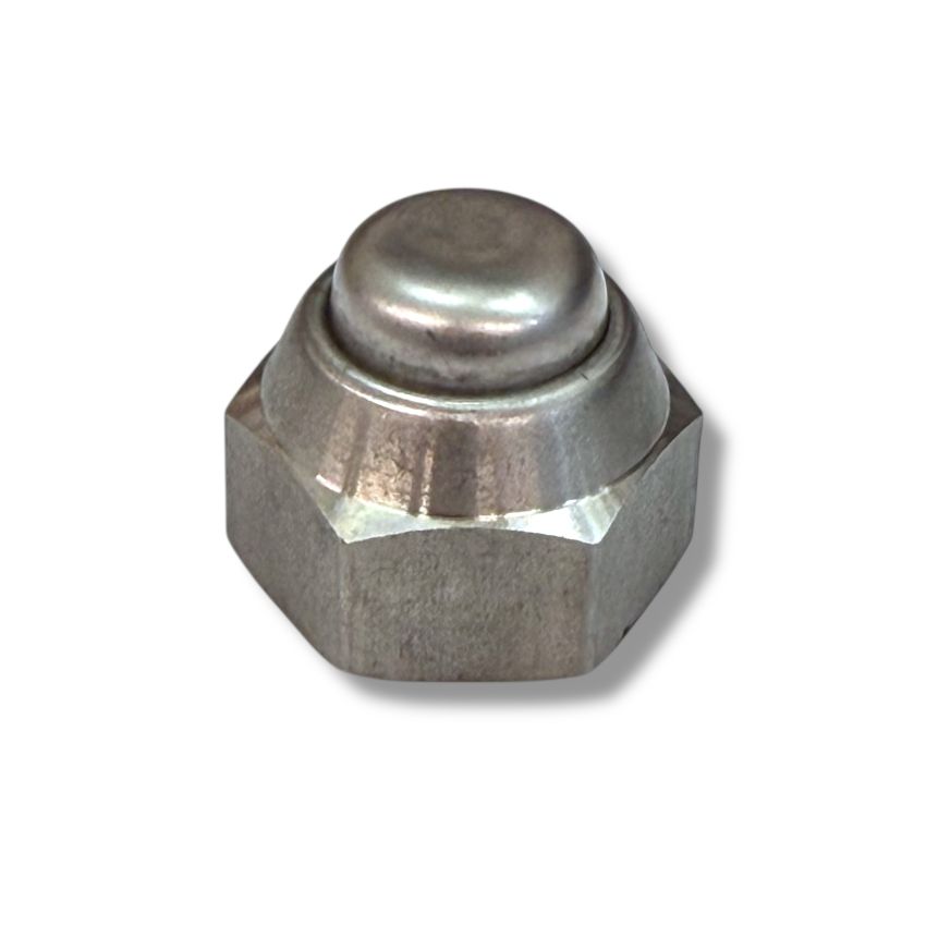 Dado di bloccaggio mozzo posteriore INOX per Lambretta LI + TV + SX + DL + Serveta