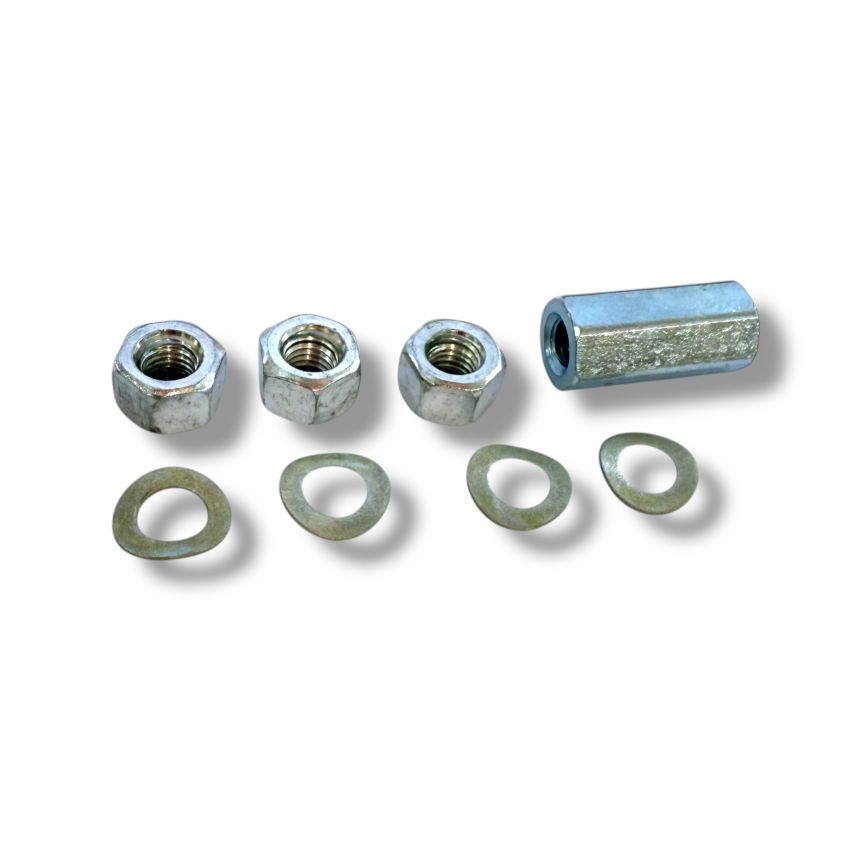 Kit dadi e rondelle per fissaggio testa Lambretta LI + TV2/3 + SX + Special