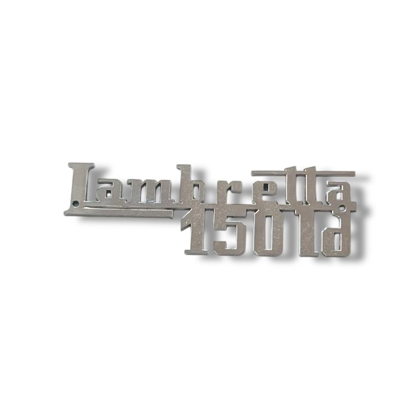 Chrome 'LD150' legshield badge