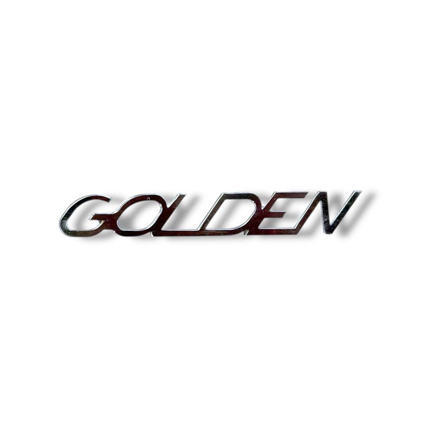 Scritta "Golden" per scudo Lambretta Special 150 versione Golden