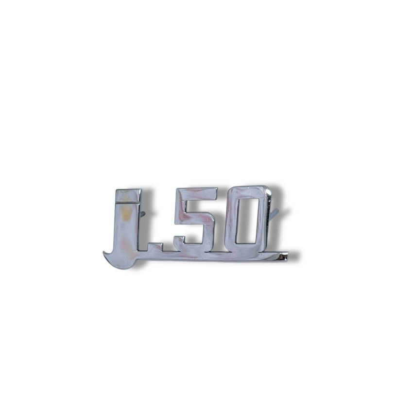 Rear frame badge 'J50' for Lambretta J50 year '66 and '67