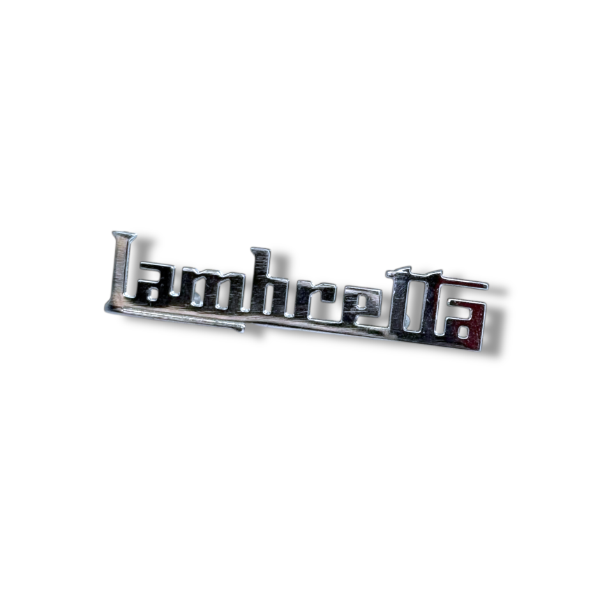 'Lambretta' legshield badge (later type) for Lui + Vega + Cometa