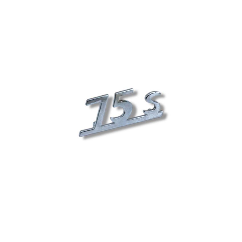 Legshield badge '75S' for Lambretta Lui Vega 75cc