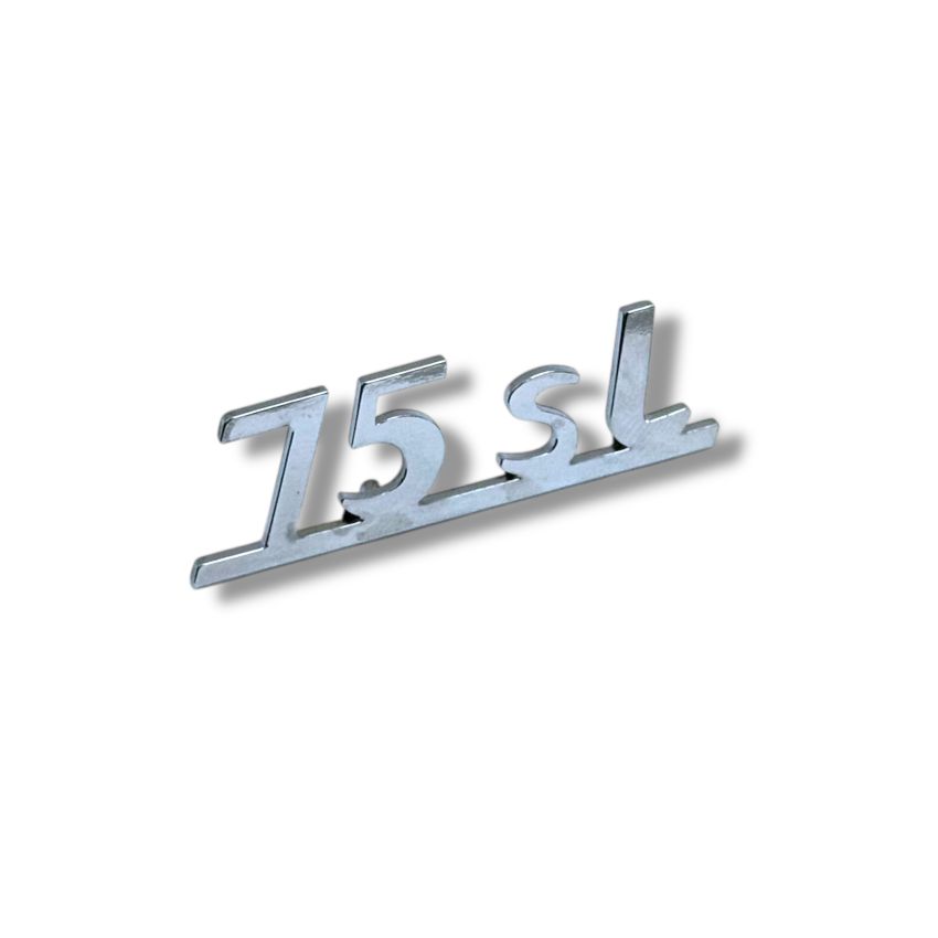 Legshield badge '75SL' Lui Cometa