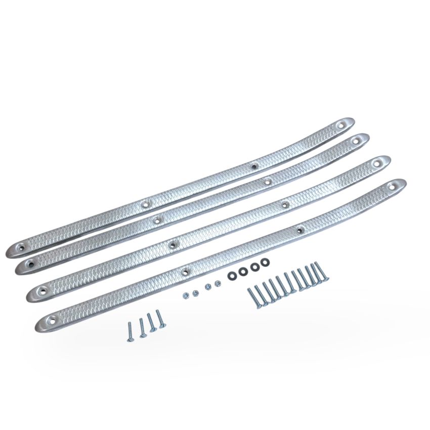 Listelli poggiapiedi per Lambretta D125 + D150 (set completo)