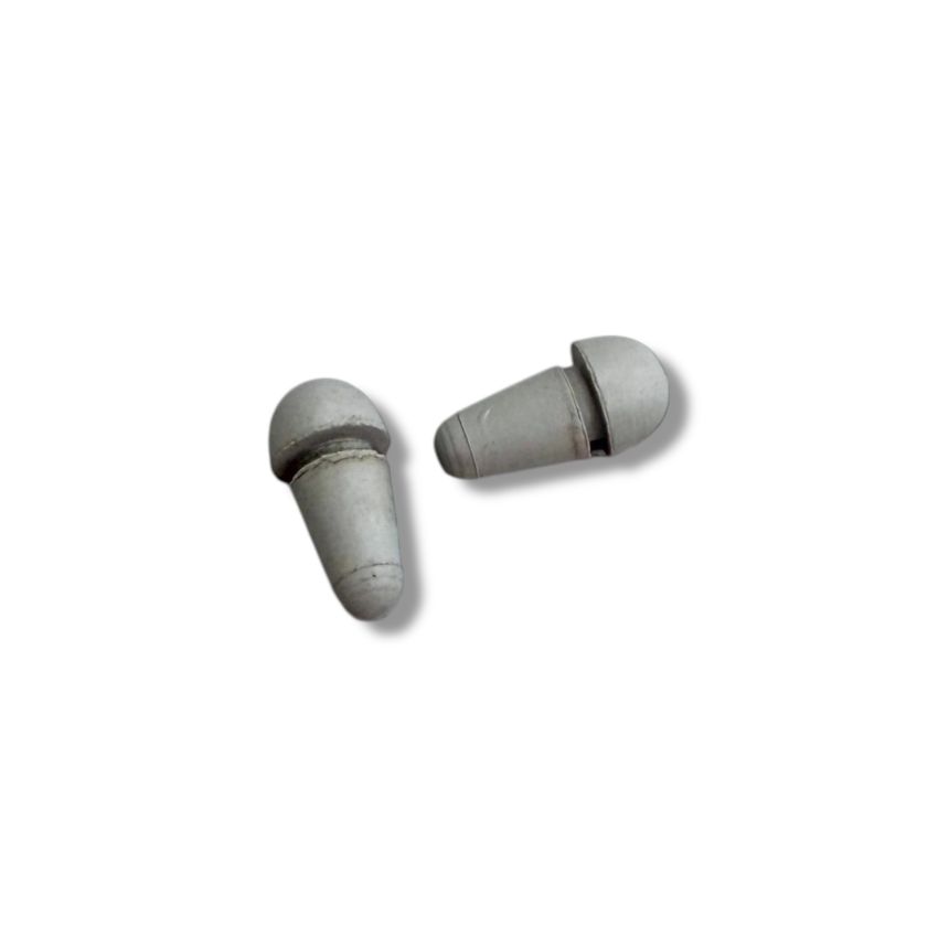 Pair of rubber buffers for sidepanel inspection door Lambretta LC + LD
