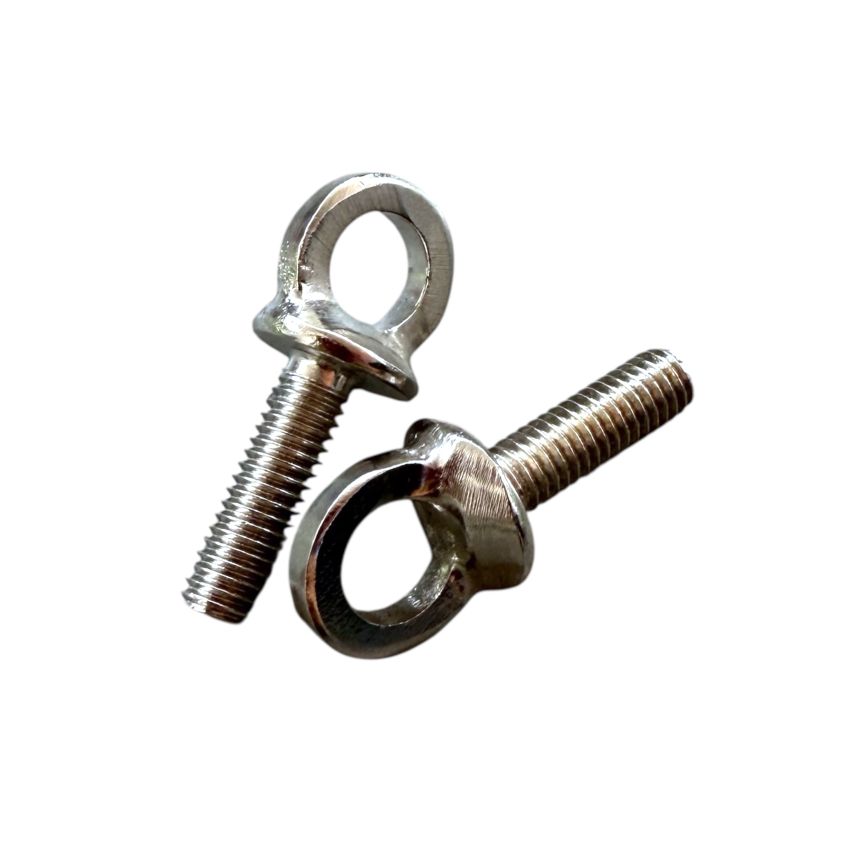 Pair of eyelets (for clip on passenger seat strap C362) for Lambretta TV