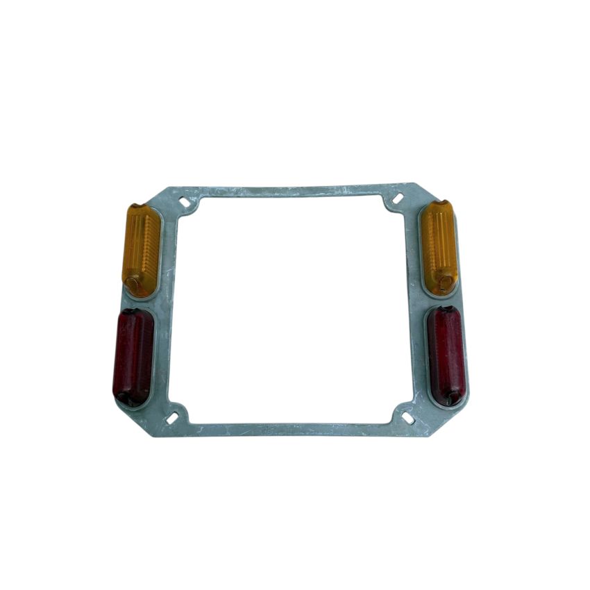 Original Biemme plate surround in original plastic grey and lights