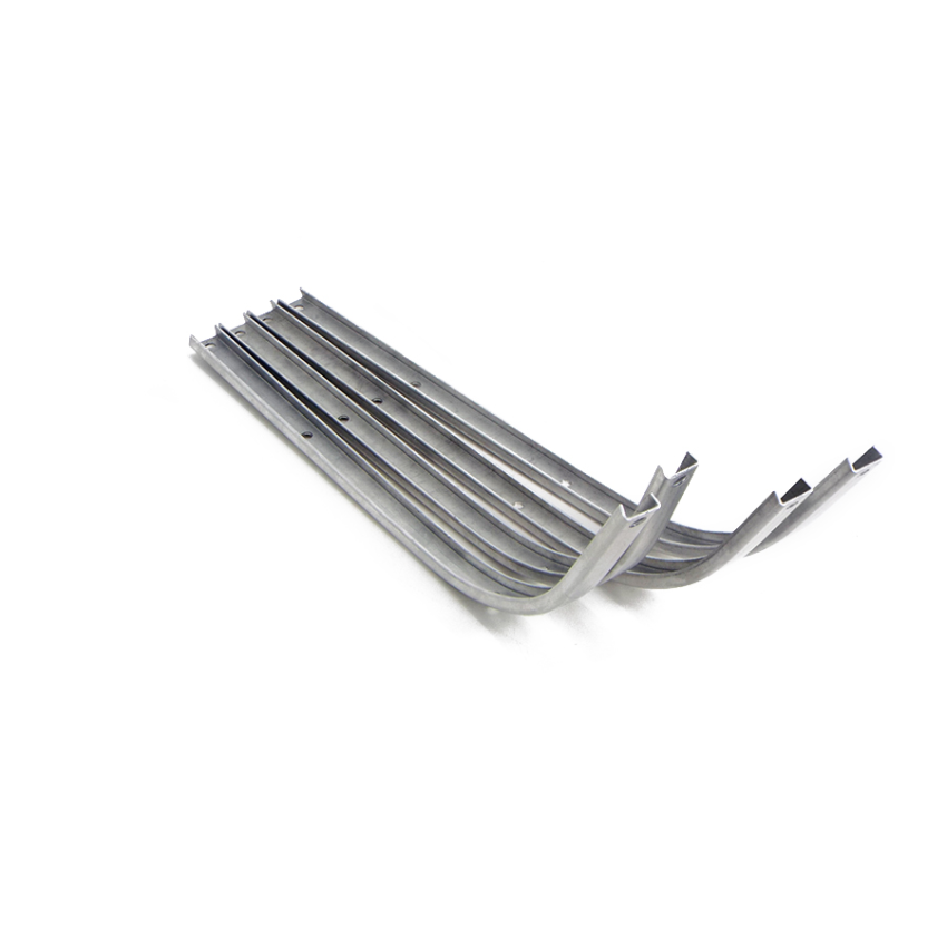 Set 4 binari alluminio per pedana Lambretta LI S3+TV3+SX+Special+DL