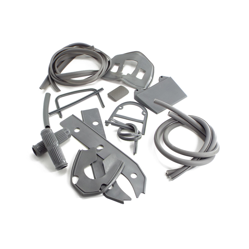 Kit parti in gomma grigia Scootopia per Lambretta TV3 + SX + Special