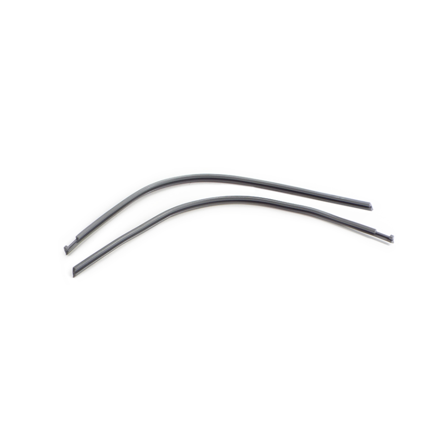 Coppia profili in gomma grigia Scootopia per scudo/copriclacson Lambretta LI S3 + TV3 + Special + SX + Serveta
