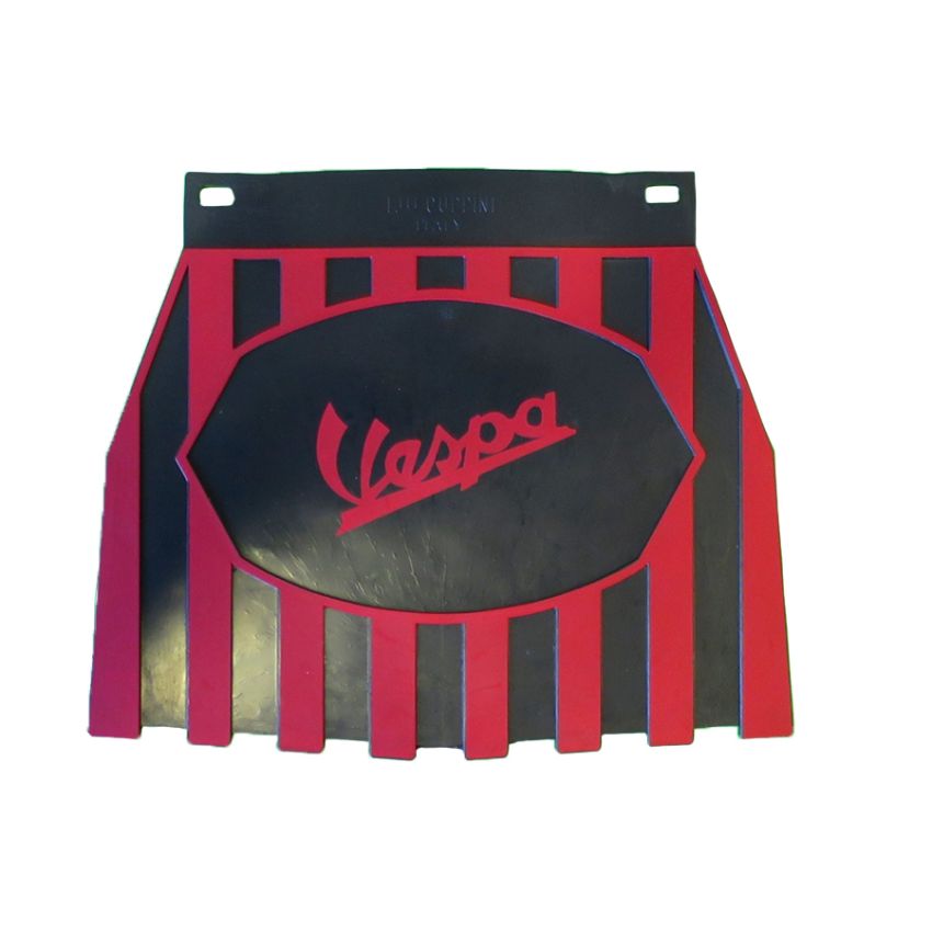 Paraspruzzi posteriore Cuppini Rosso Nero per Vespa