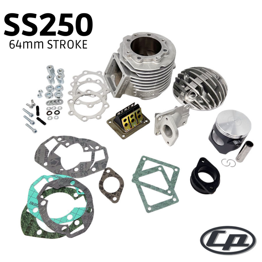 SS250 MK3 250cc for 64mm stroke large block complete cylinder kit, with pistone compression 39mm