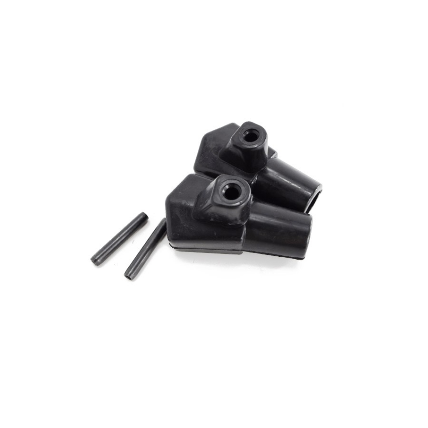 Piedini cavalletto con spine Neri Scootopia Lambretta LI + TV + SX + DL + Serveta