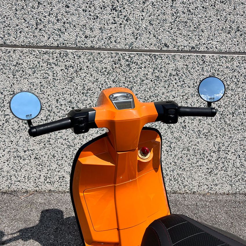 Coppia di specchi Moto Nostra fissaggio estremità manubrio