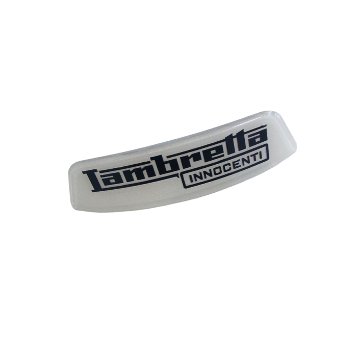 Fregio posteriore in plastica 'Lambretta Innocenti' by Scootopia per Lambretta Special 125 + SX