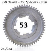 Ingranaggio 2a. marcia z53 per Lambretta J50 Deluxe + Special + Lui 50C / CL