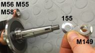 10mm flywheel nut washer Lambretta J + Lui