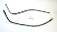 Cuppini chrome legshield for Lambretta LI S3 + TV3 + Special + SX + Serveta
