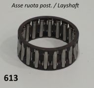 Gabbia a rulli asse ruota posteriore Lambretta LI + TV2/3 + SX + Special + DL + Serveta