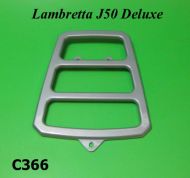 Rear carrier in pressed steel for Lambretta J50 DL Deluxe