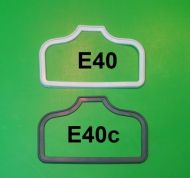 White gasket for rear light body CEV Lambretta LI S1 / S2 + TV1 + TV2 (models produced from mid 1959 to 1960)