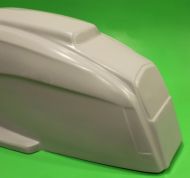 Fibreglass one-piece rear bodywork section for Lambretta TV3 + SX + Special