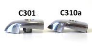 Aluminium floor runner endcap Lambretta LI S3 + Special + TV3 + SX + J50 Deluxe + Serveta