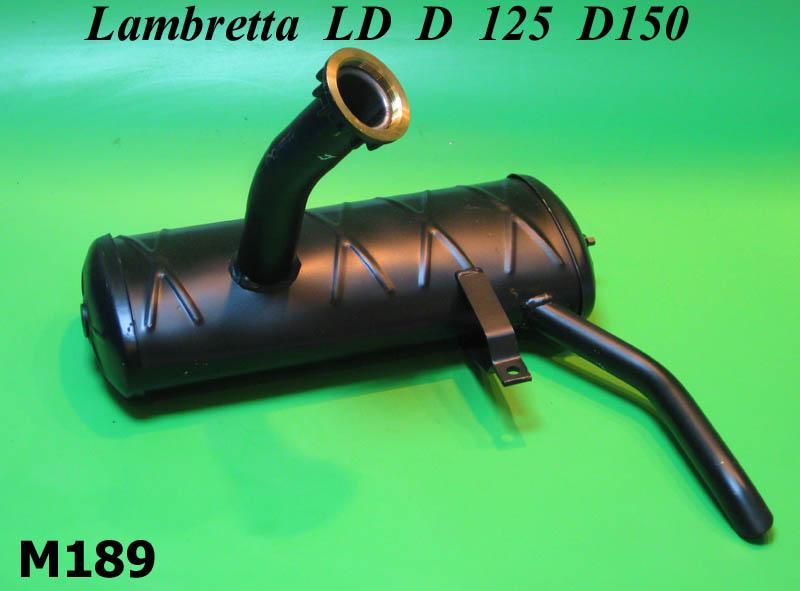 Complete exhaust Lambretta D + LD (models produced until 1955)