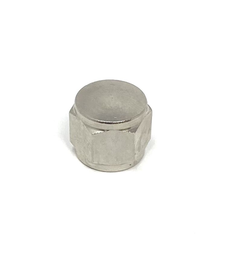 Dado cieco nichelato per cerchio ruota Lambretta C + LC + D + LD
