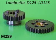 Coppia ingranaggi I° velocità Lambretta D + LD 125cc