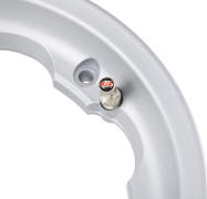 CERCHIO TUBELESS SIP POSTERIORE LARGO CANALE 2.5 ARGENTO OPACO Lambretta LI + TV + SX + Special + DL + Serveta