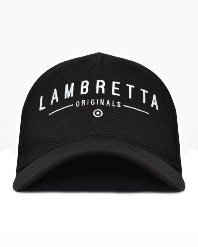 Lambretta Black Baseball cap