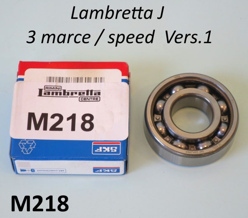 SKF side ball bearing Lambretta J + Lui/Vega/Cometa (Vers.1)