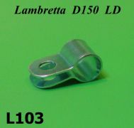 Fascetta in metallo fissaggio cavo freno posteriore Lambretta D + LD Modelli dal 1954 al 1956